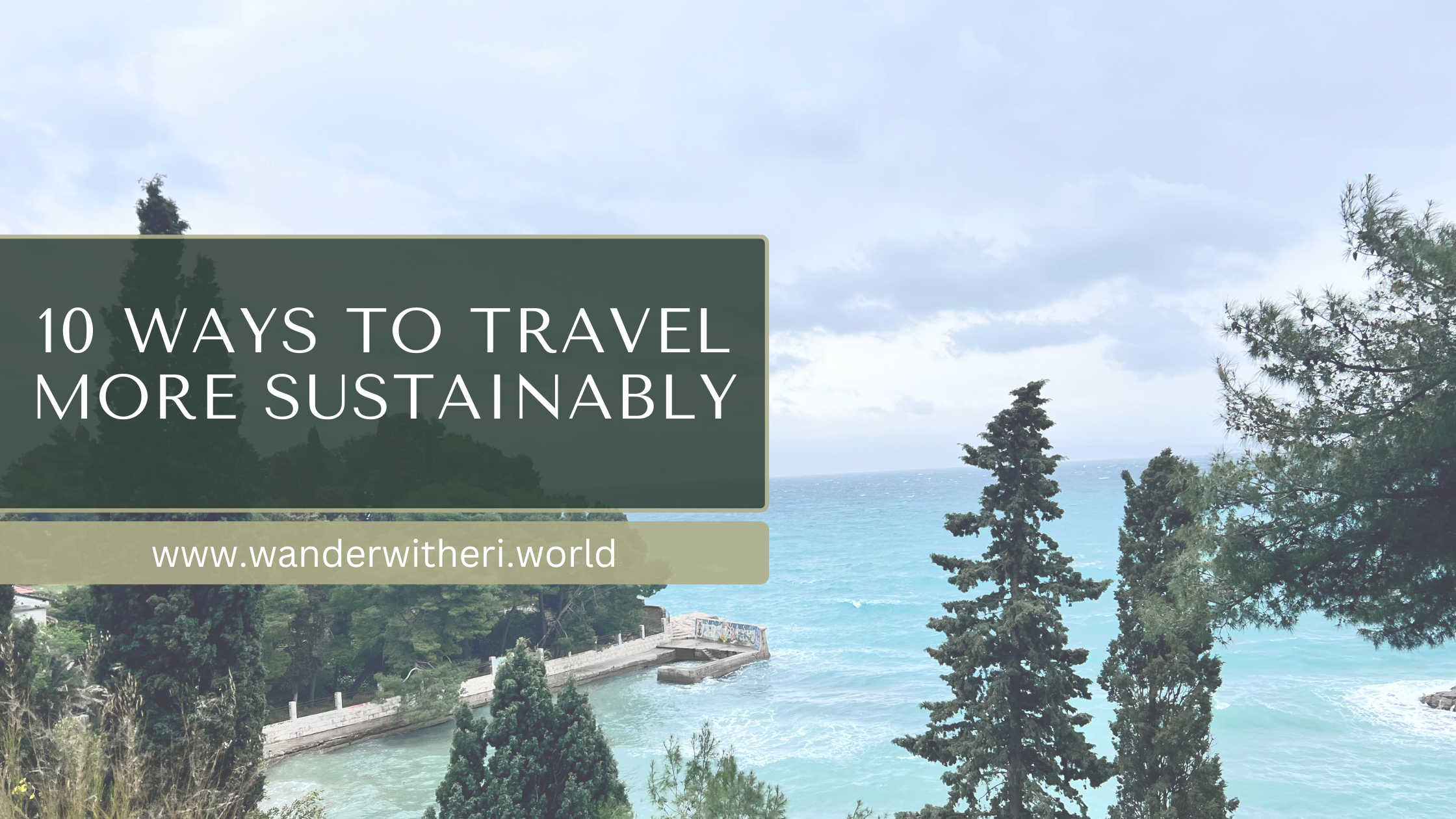 sustainable travel tips